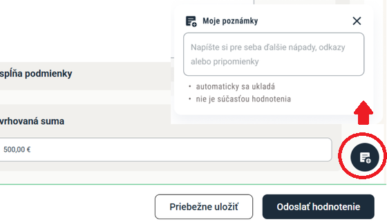 Vlastite bilješke ocjenjivača
