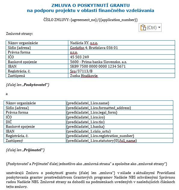 Sample document with codes