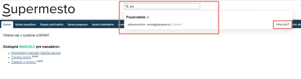Search box