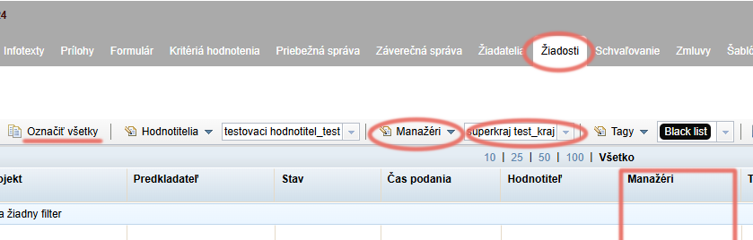 Náhodné priradenie manažérov