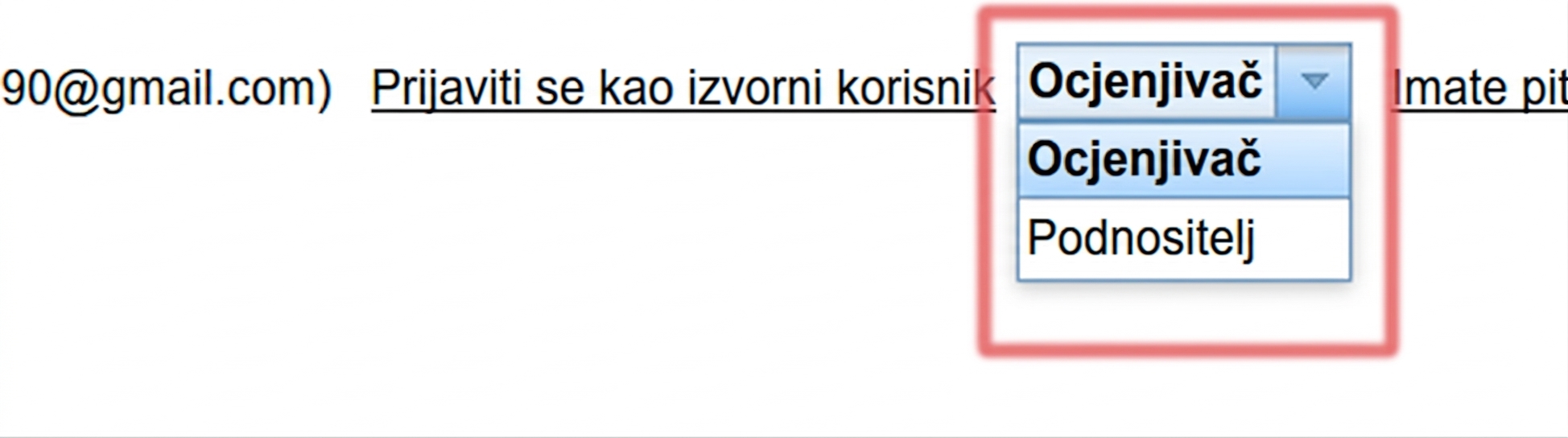 Prepínanie medzi rolami jedného používateľa po prihlásení sa do účtu